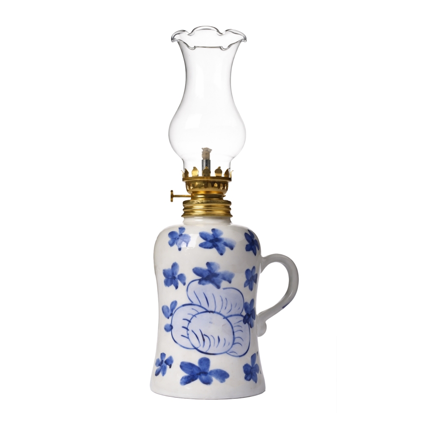 Brilagi - Petrolejová lampa MERLIN biela/modrá