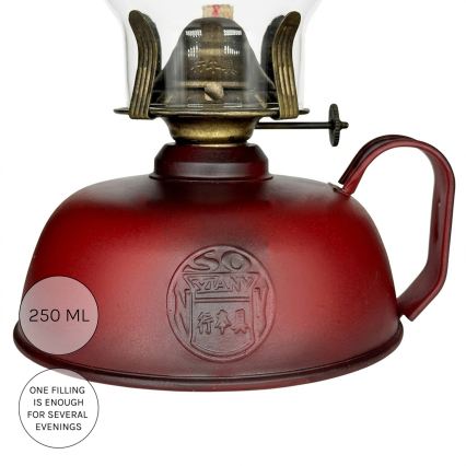 Brilagi - Petrolejová lampa MERLIN červená