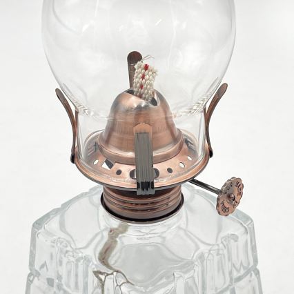 Brilagi - Petrolejová lampa MERLIN číra/bronzová/patina