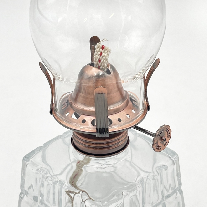 Brilagi - Petrolejová lampa MERLIN číra/bronzová/patina