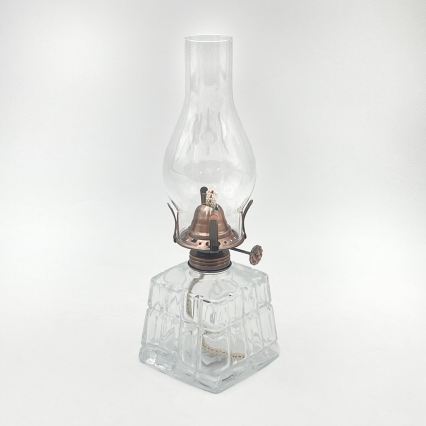 Brilagi - Petrolejová lampa MERLIN číra/bronzová/patina