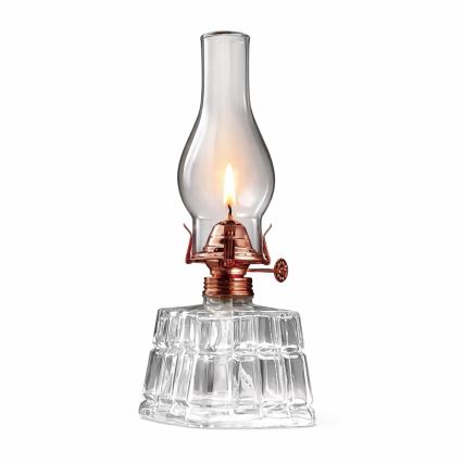 Brilagi - Petrolejová lampa MERLIN číra/bronzová/patina