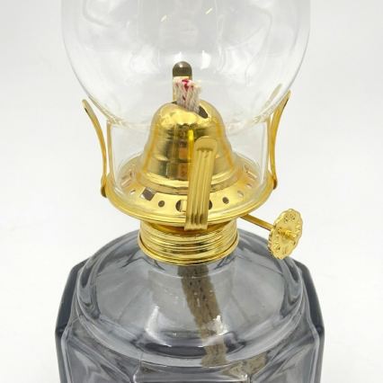 Brilagi - Petrolejová lampa MERLIN dymová/šedá