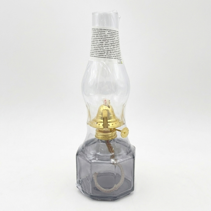 Brilagi - Petrolejová lampa MERLIN dymová/šedá