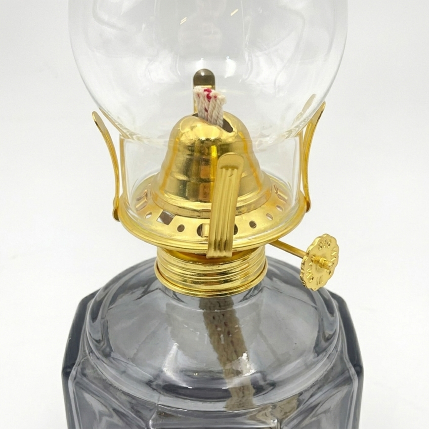 Brilagi - Petrolejová lampa MERLIN dymová/sivá