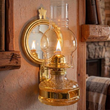 Brilagi - Petrolejová lampa MERLIN lesklá zlatá