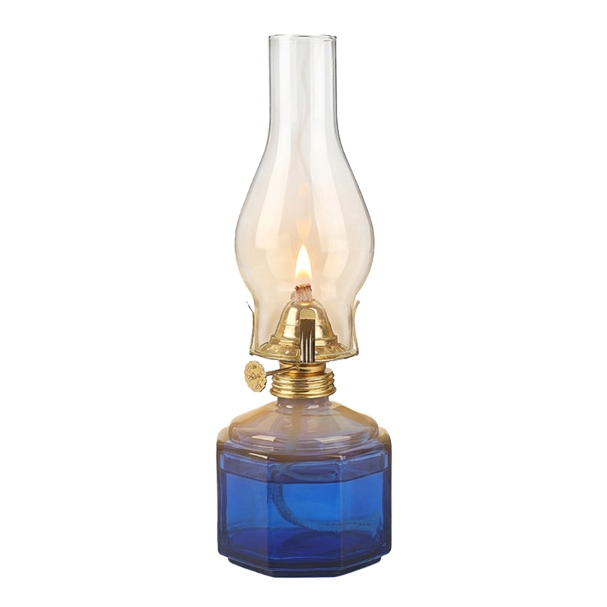 Brilagi - Petrolejová lampa MERLIN modrá