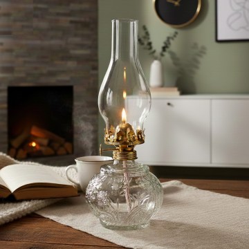 Brilagi - Petrolejová lampa MERLIN priehľadná