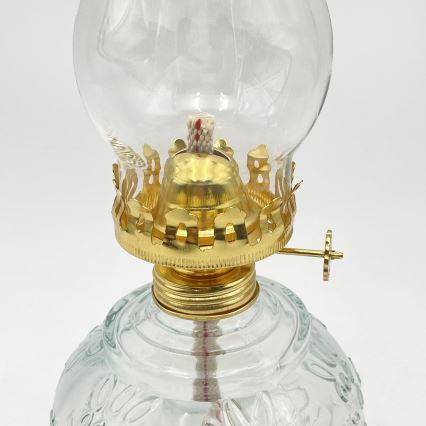 Brilagi - Petrolejová lampa MERLIN priehľadná