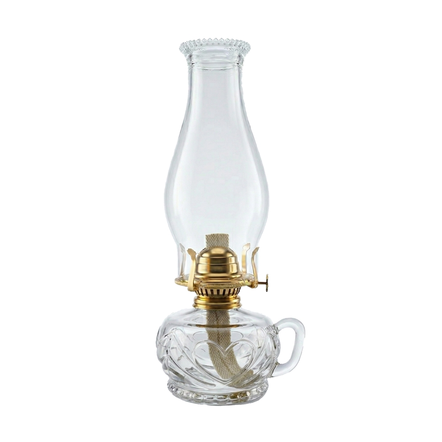 Brilagi - Petrolejová lampa MERLIN priehľadná