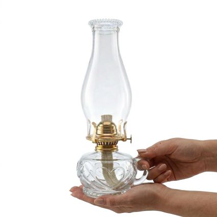 Brilagi - Petrolejová lampa MERLIN priehľadná