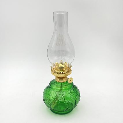 Brilagi - Petrolejová lampa MERLIN zelená
