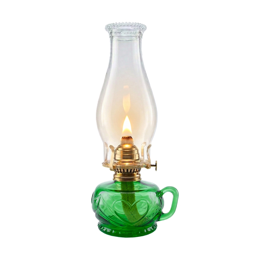 Brilagi - Petrolejová lampa MERLIN zelená