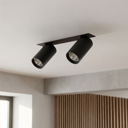 Brilagi - Podhľadové svietidlo SELE 2xGU10/30W/230V čierne