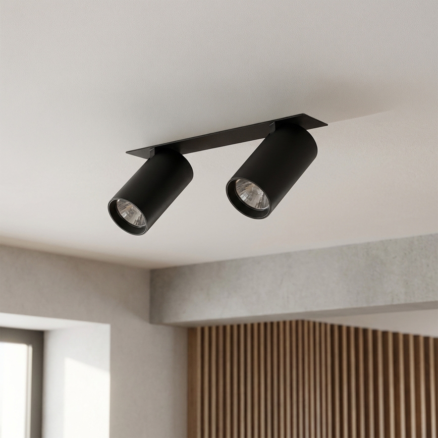 Brilagi - Podhľadové svietidlo SELE 2xGU10/30W/230V čierne