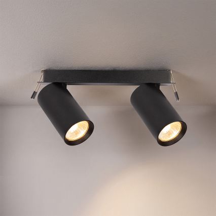 Brilagi - Podhľadové svietidlo SELE 2xGU10/30W/230V čierne
