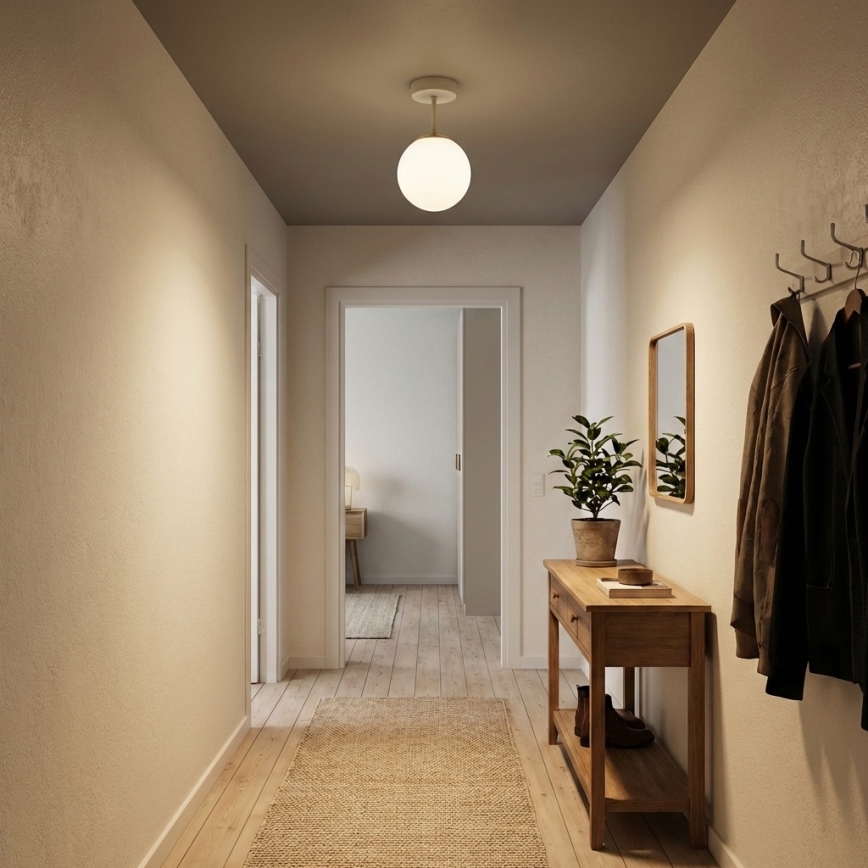 Brilagi - Prisadené stropné svietidlo 1xE27/60W/230V béžová/zlatá