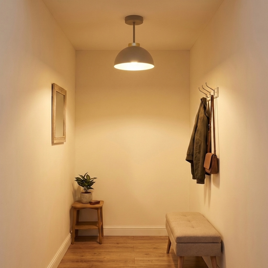 Brilagi - Prisadený luster 1xE27/60W/230V béžová/zlatá