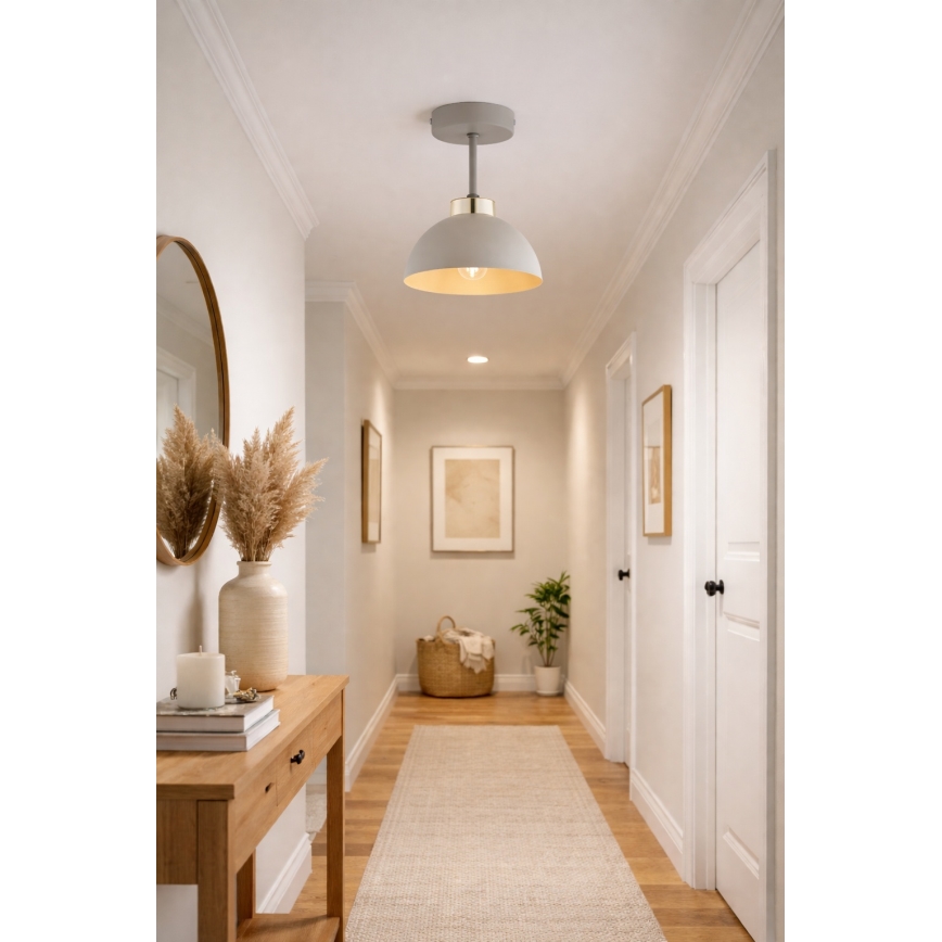 Brilagi - Prisadený luster 1xE27/60W/230V béžová/zlatá