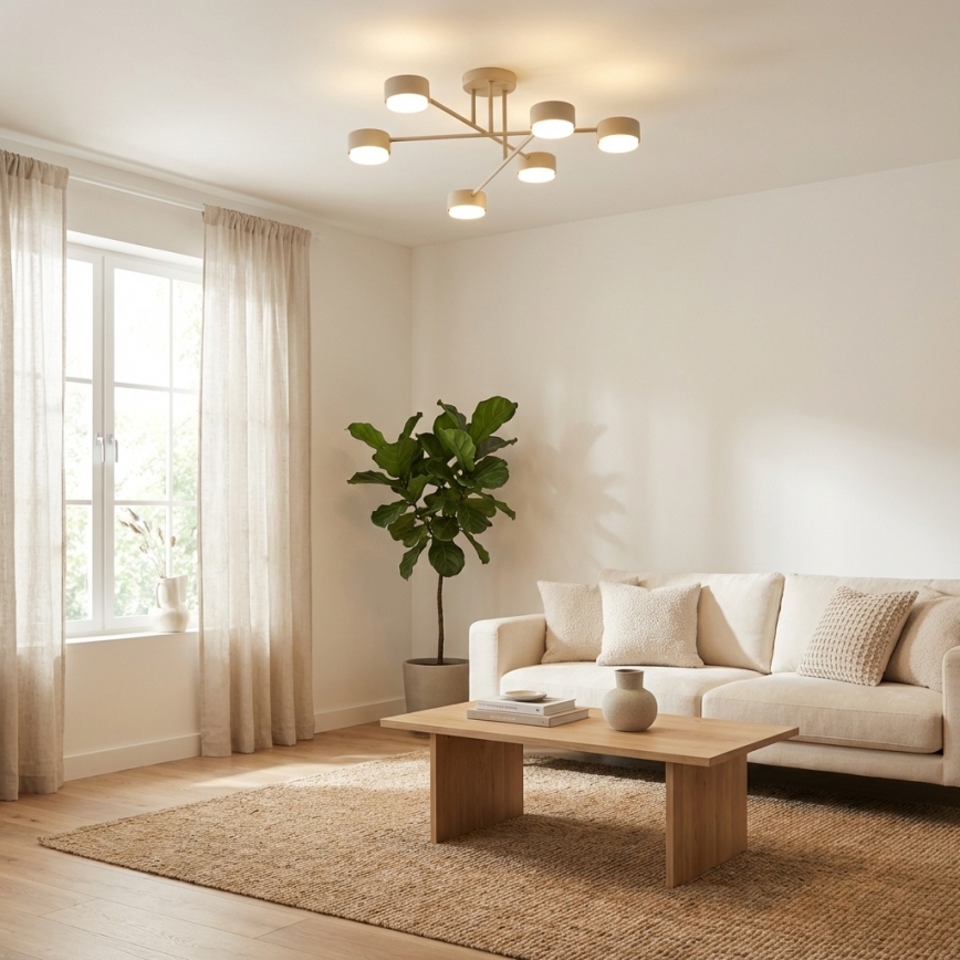 Brilagi - Prisadený luster 6xGX53/12W/230V čierny