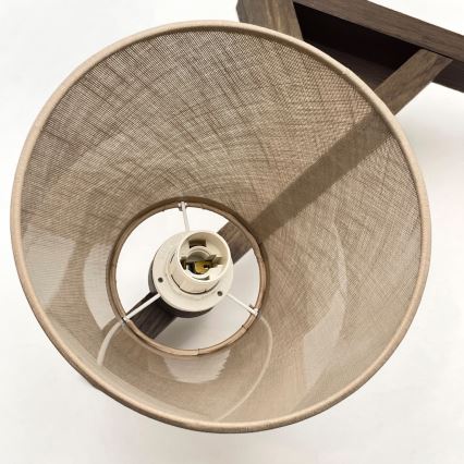 Brilagi - Prisadený luster ANTHONY 3xE14/40W/230V dub orech/béžová