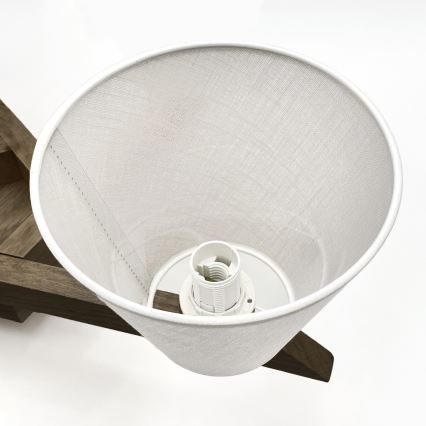 Brilagi - Prisadený luster ANTHONY 5xE14/40W/230V dub orech