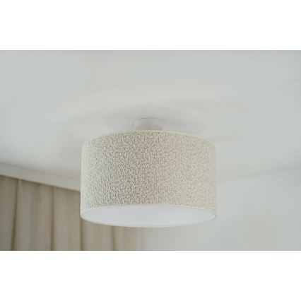 Brilagi - Prisadený luster BOUCLE ROLLER 1xE27/15W/230V pr. 45 cm krémová