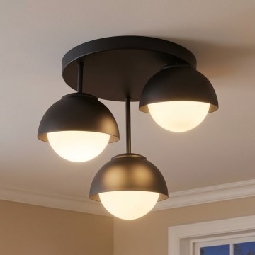 BRILAGI - Prisadený luster COSMO 3xE27/60W/230V čierna