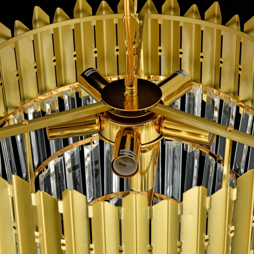 Brilagi - Prisadený luster CRISTAL 5xE14/40W/230V pr. 43 cm