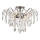 Brilagi - Prisadený luster CRYSTAL 6xE14/60W/230V lesklý chróm