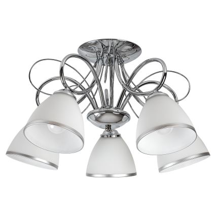 Brilagi - Prisadený luster FRED 5xE27/60W/230V, priemer 59 cm, lesklý chróm
