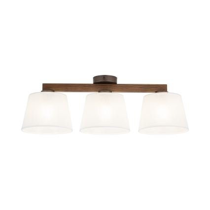 Brilagi - Prisadený luster LATTE 3xE27/60W/230V borovica/biela