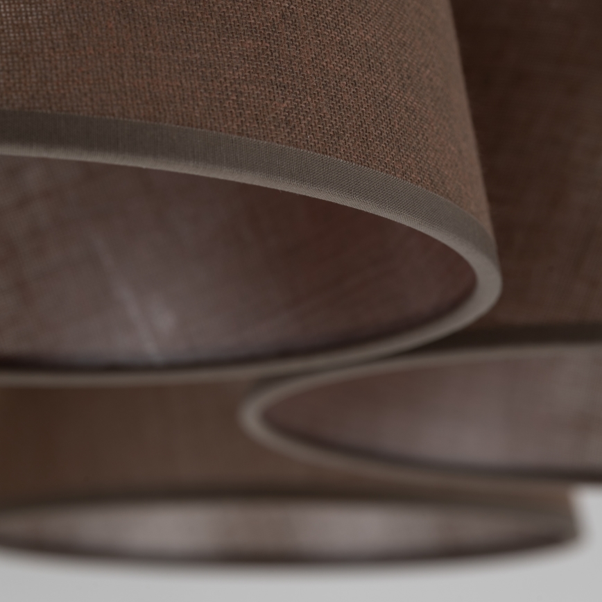 Brilagi - Prisadený luster LATTE 5xE27/15W/230V borovica/hnedá