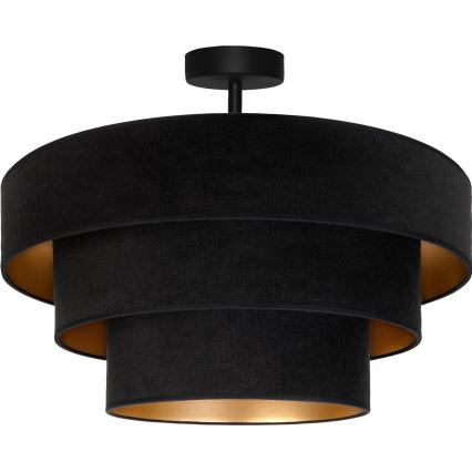 Brilagi - Prisadený luster LUNETA 1xE27/60W/230V pr. 40 cm čierna/zlatá