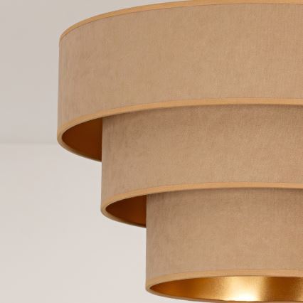 Brilagi - Prisadený luster LUNETA 1xE27/60W/230V priemer 40 cm béžová/zlatá