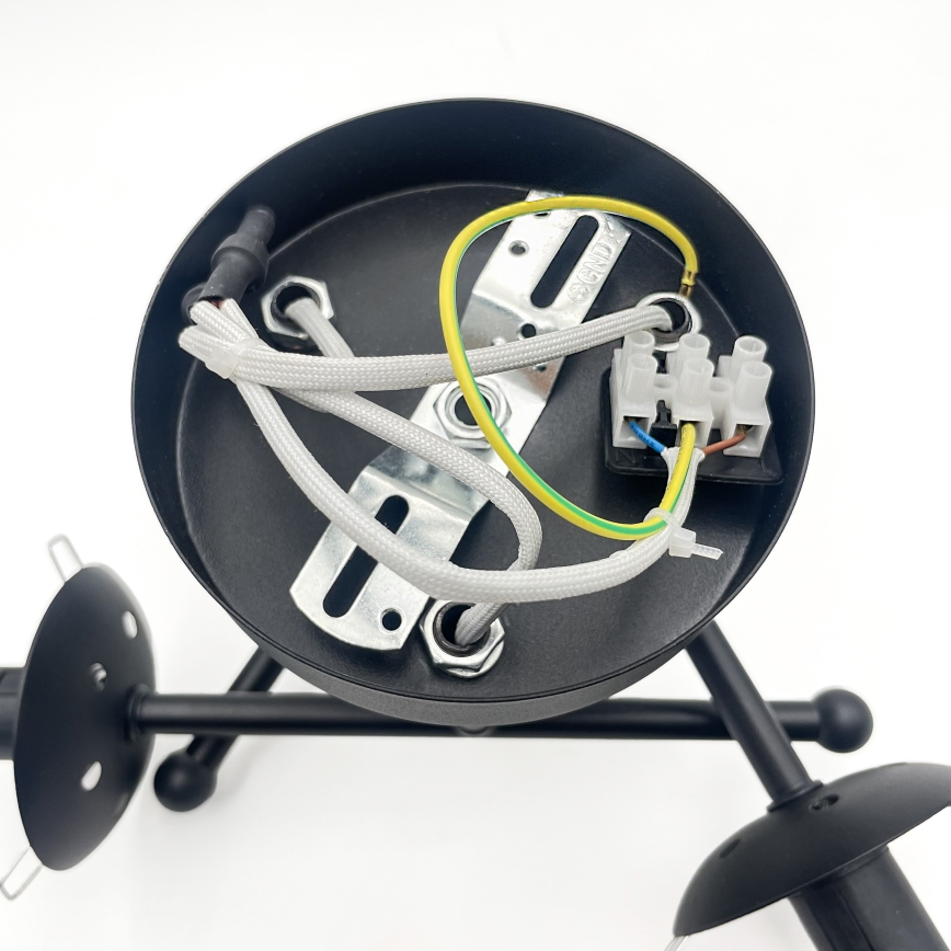 Brilagi - Prisadený luster MALIVA 3xE14/15W/230V čierna/číra