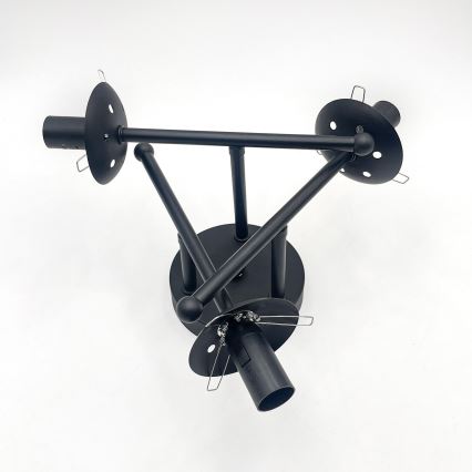 Brilagi - Prisadený luster MALIVA 3xE14/15W/230V čierna/dymová