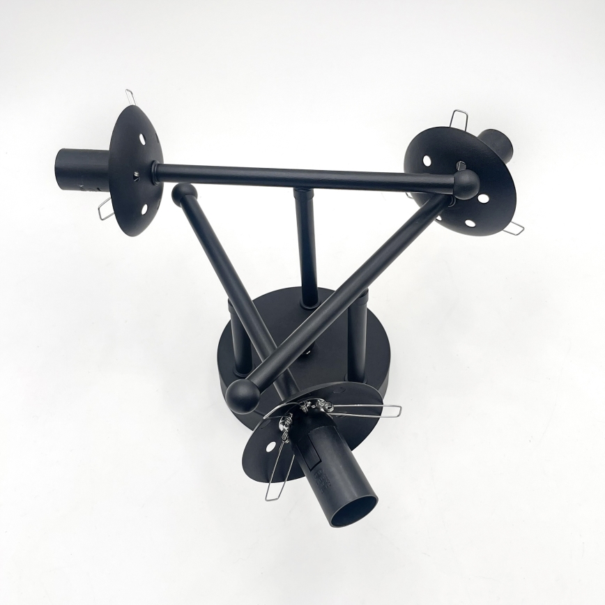 Brilagi - Prisadený luster MALIVA 3xE14/15W/230V čierna/dymová