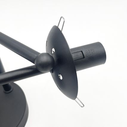 Brilagi - Prisadený luster MALIVA 3xE14/15W/230V čierna/dymová