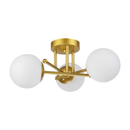 Brilagi - Prisadený luster MALIVA 3xE14/15W/230V zlatá/biela