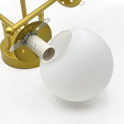 Brilagi - Prisadený luster MALIVA 3xE14/15W/230V zlatá/biela