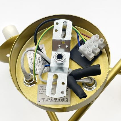 Brilagi - Prisadený luster MALIVA 3xE14/15W/230V zlatá/biela