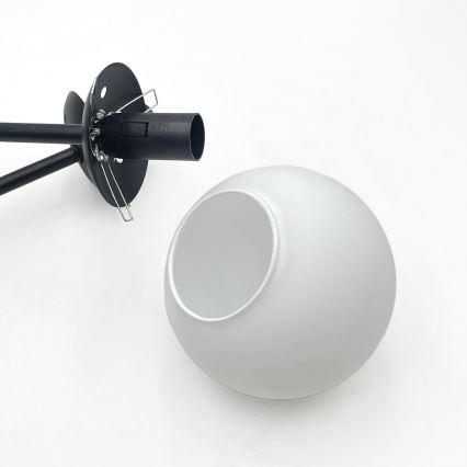 Brilagi - Prisadený luster MALIVA 4xE14/15W/230V čierna/biela