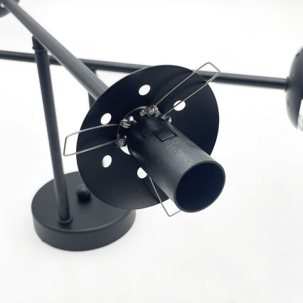 Brilagi - Prisadený luster MALIVA 4xE14/15W/230V čierna/biela