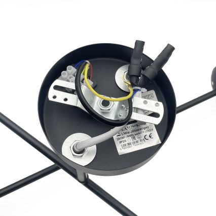 Brilagi - Prisadený luster MALIVA 4xE14/15W/230V čierna/biela