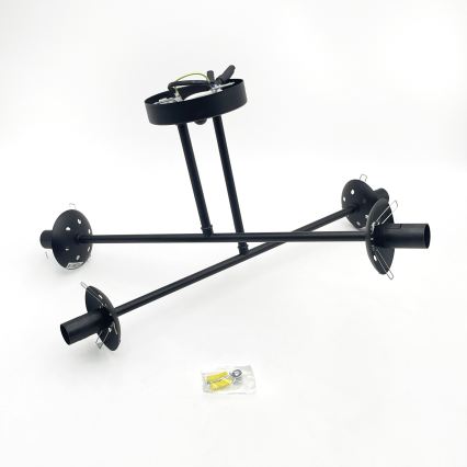 Brilagi - Prisadený luster MALIVA 4xE14/15W/230V čierny/dymový