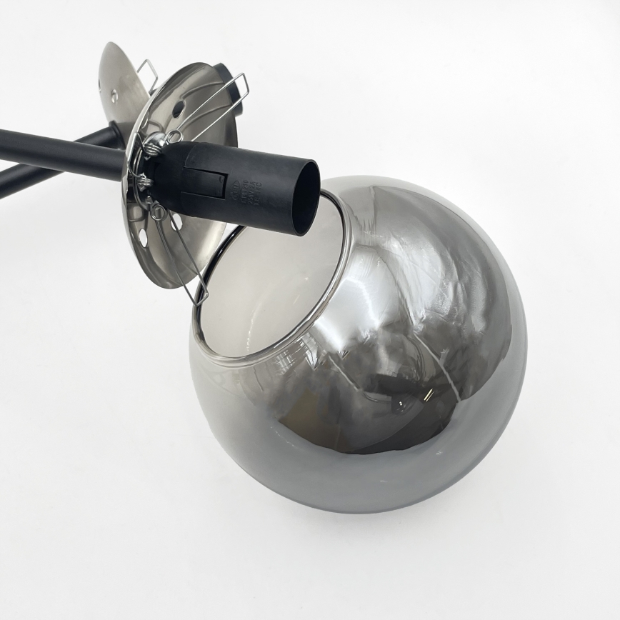 Brilagi - Prisadený luster MALIVA 4xE14/15W/230V matný chróm/dymová