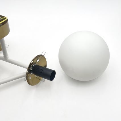 Brilagi - Prisadený luster MALIVA 4xE14/15W/230V zlatá/biela