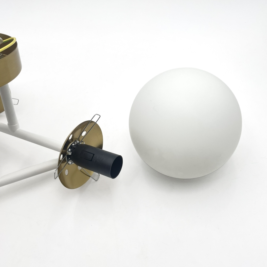 Brilagi - Prisadený luster MALIVA 4xE14/15W/230V zlatá/biela