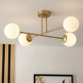 Brilagi - Prisadený luster MALIVA 4xE14/15W/230V zlatá/biela